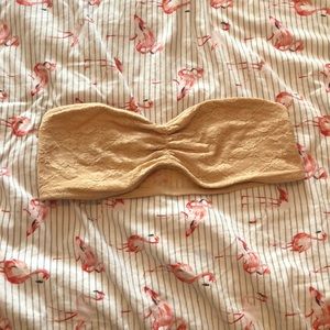 Nude lace bandeau